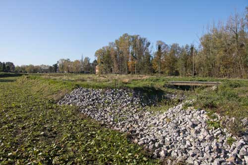 Bufferbekken Struikheidestraat deelgemeente Muizen