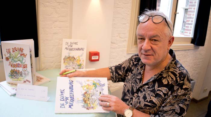 Auteur Jan Smets schrijft en tekent kinderboeken