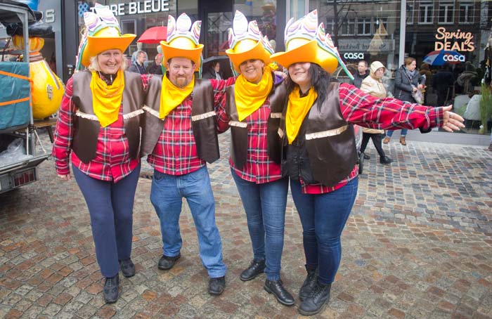 Carnavalsgilde De Maneblussers organiseren 78ste Carnavalsstoet in Mechelen Copyright Verschueren Eddy