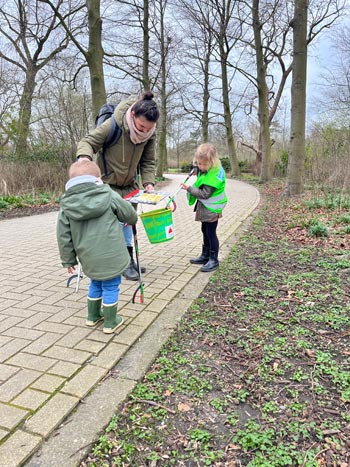 Grote lenteschoonmaak in Vrijbroekpark Mechelen