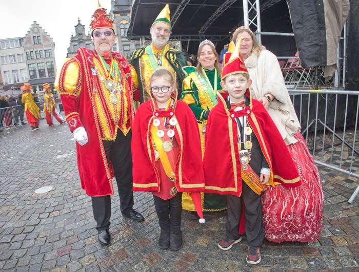 Prinsen en Prinsessen op Carnavalsstoet Mechelen 2023