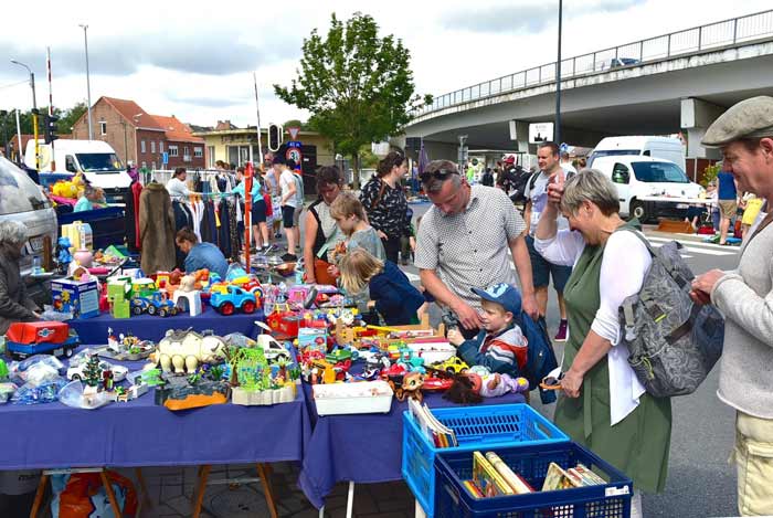 De 14de Brommelmarkt wordt georganiseerd door "Battel Boegeert" een vereniging in Mechelen