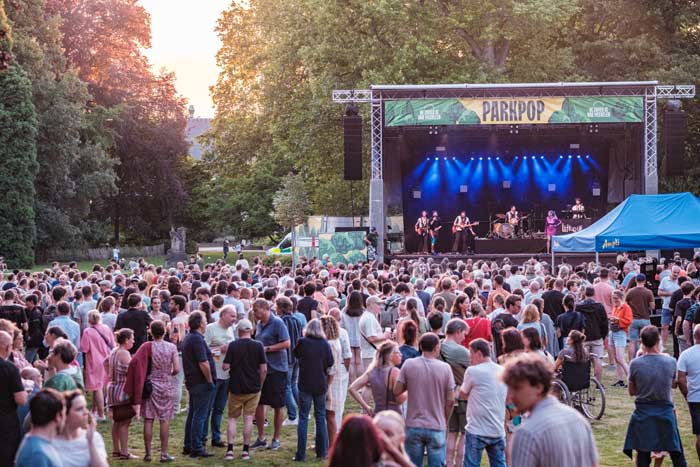 De Zomer van Mechelen met Parkpop gratis concerten in de Kruidtuin