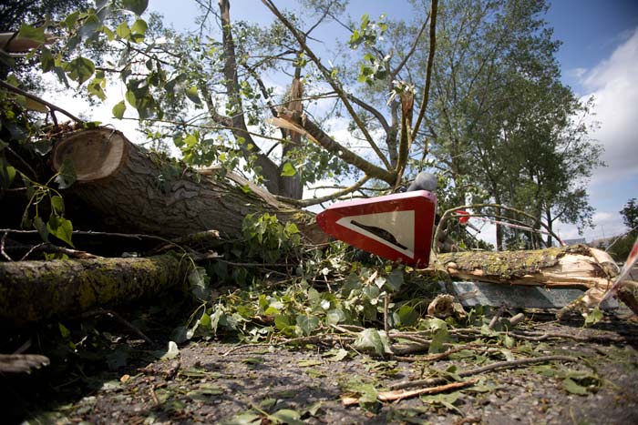 Storm raast over Mechelen en laat spoor van vernieling achter