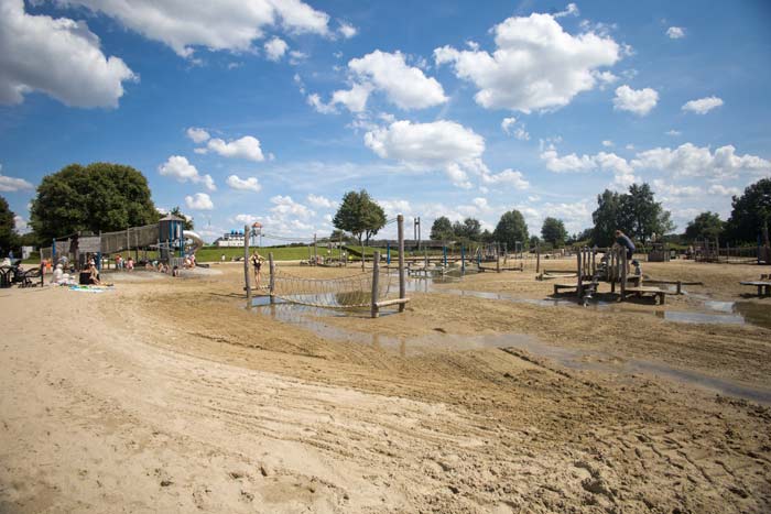 De 'Waterspeeltuin' geopend in 2023 in De Nekker Mechelen